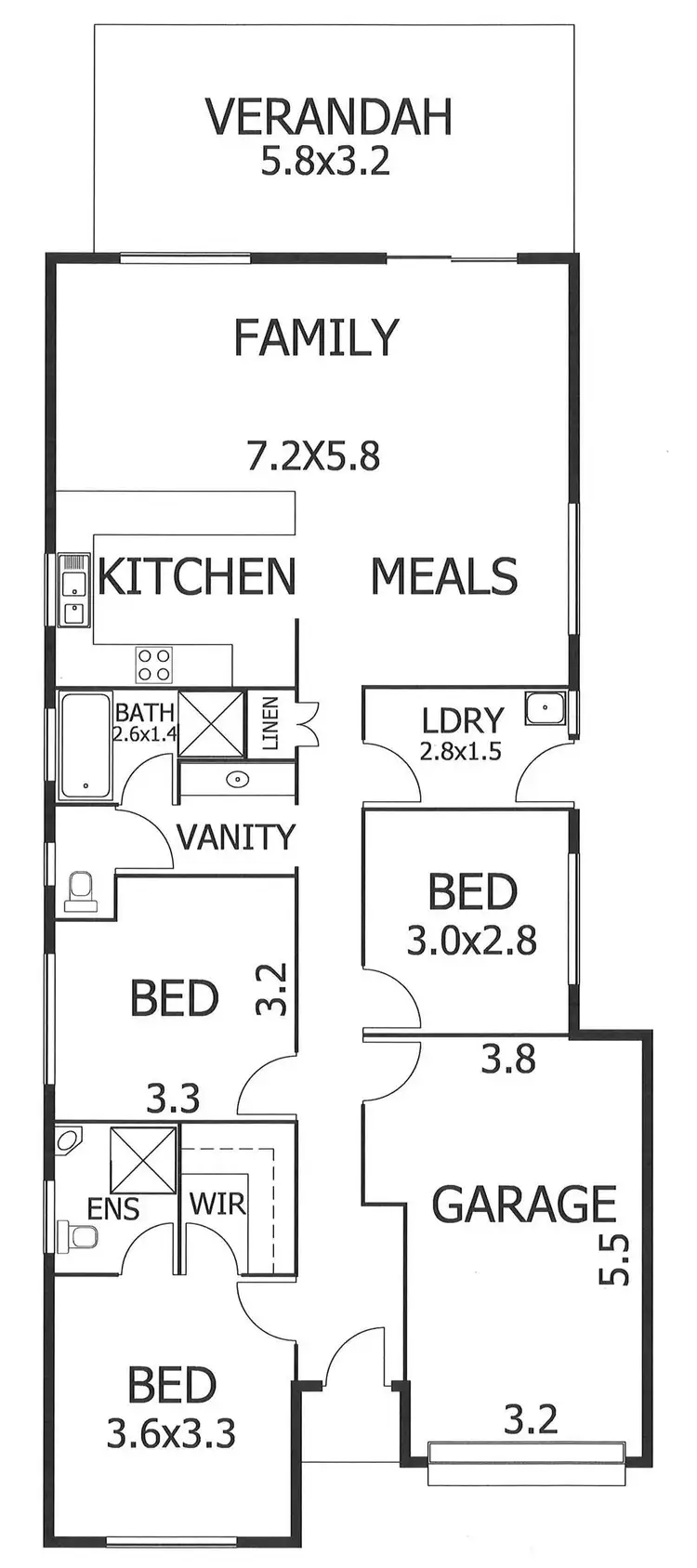 Floorplan of Homely house listing, 3 Theatre Lane, Murray Bridge SA 5253