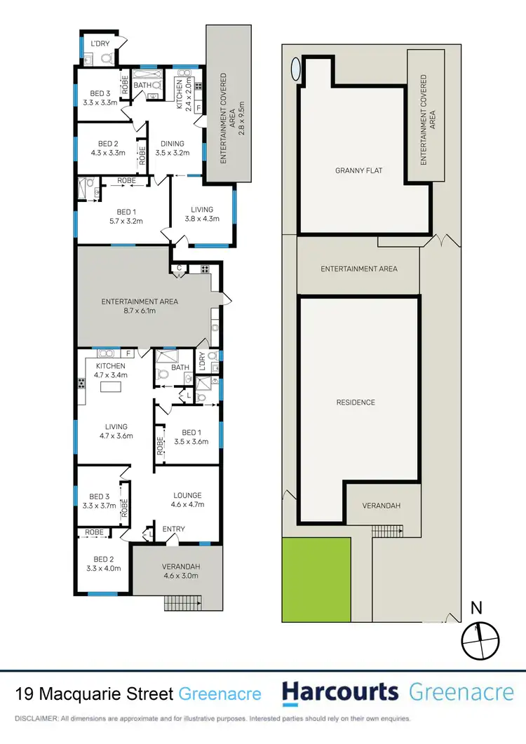 Floorplan of Homely house listing, 19 Macquarie Street, Greenacre NSW 2190
