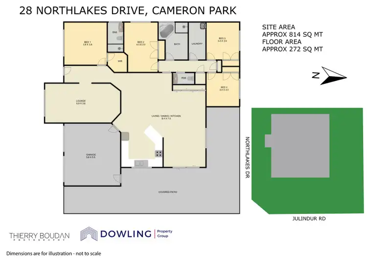 Floorplan of Homely house listing, 28 Northlakes Drive, Cameron Park NSW 2285
