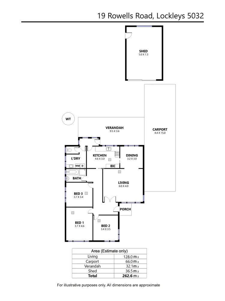 Floorplan of Homely house listing, 19 Rowells Road, Lockleys SA 5032