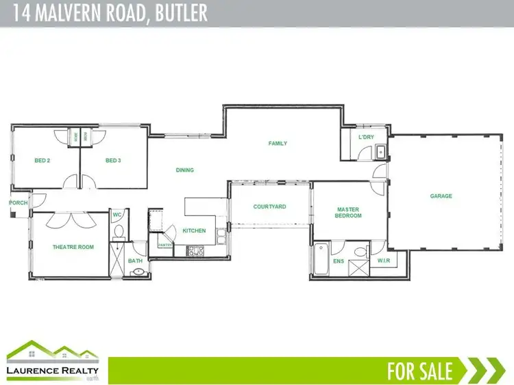 Floorplan of Homely house listing, 14 Malvern Road, Butler WA 6036