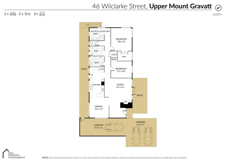 Floorplan of Homely house listing, 46 Wilclarke Street, Upper Mount Gravatt QLD 4122