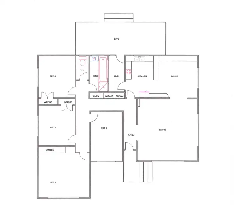 Floorplan of Homely house listing, 51 Kriewaldt Circuit, Higgins ACT 2615