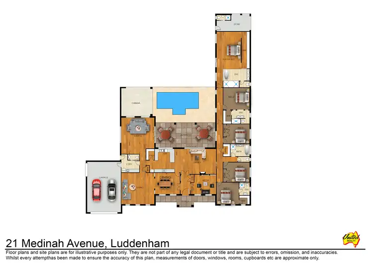 Floorplan of Homely house listing, 21 Medinah Avenue, Luddenham NSW 2745