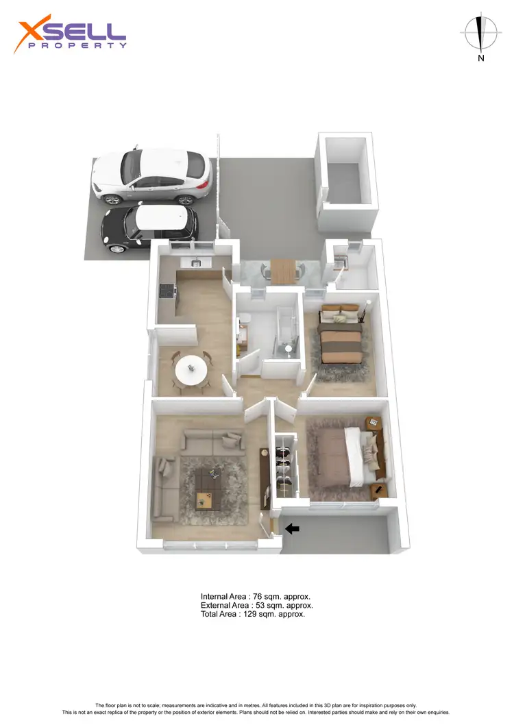 Floorplan of Homely unit listing, 1/214 Findon Road, Findon SA 5023