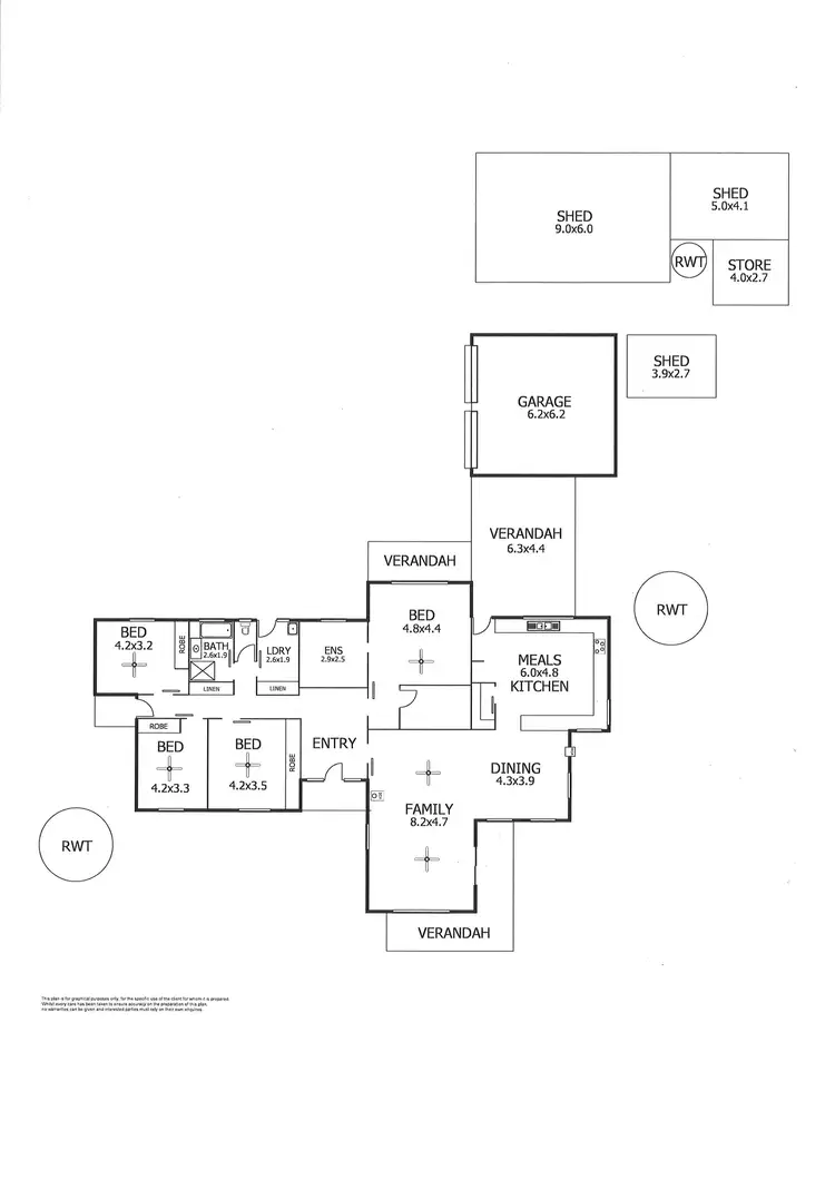 Floorplan of Homely house listing, 50 Thiele Road, Murray Bridge SA 5253