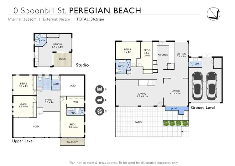 Floorplan of Homely house listing, 10 Spoonbill Street, Peregian Beach QLD 4573