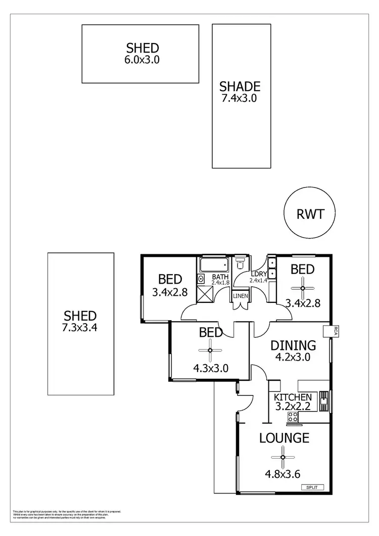 Floorplan of Homely house listing, 15 Margaret Street, Murray Bridge SA 5253