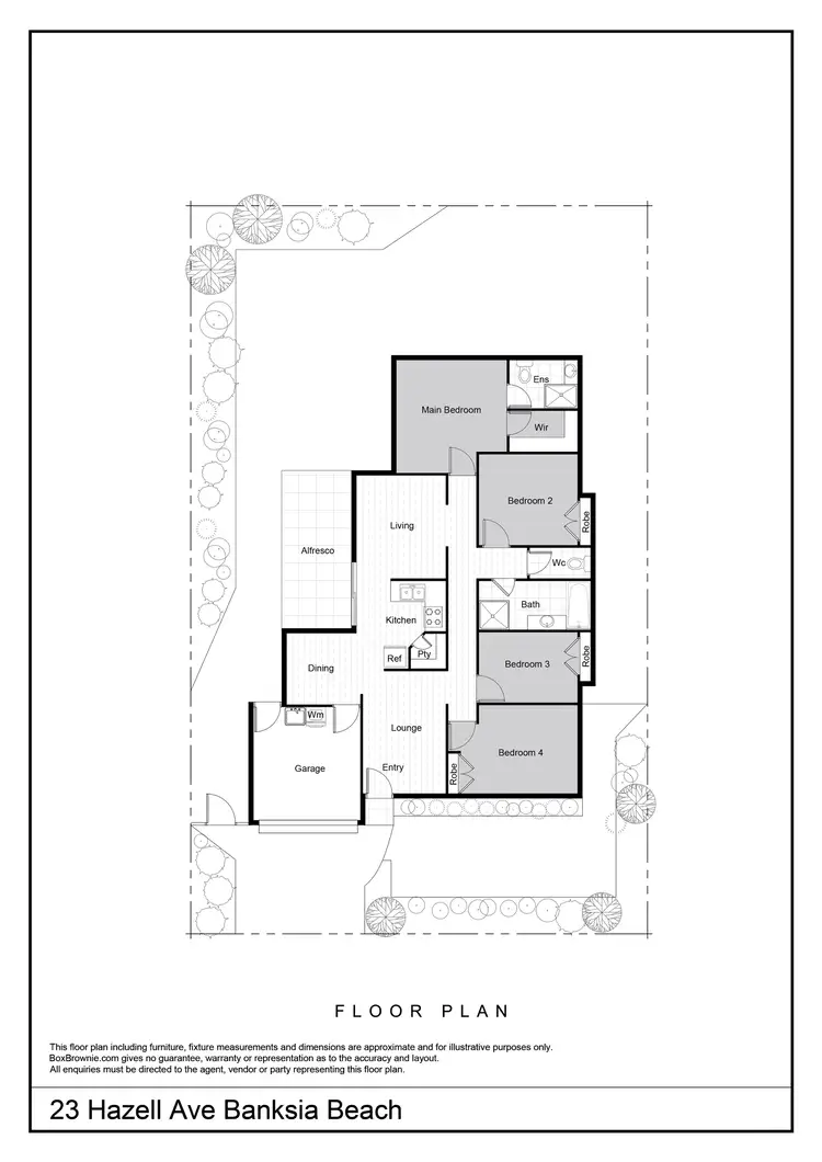 Floorplan of Homely house listing, 23 Hazell Avenue, Banksia Beach QLD 4507