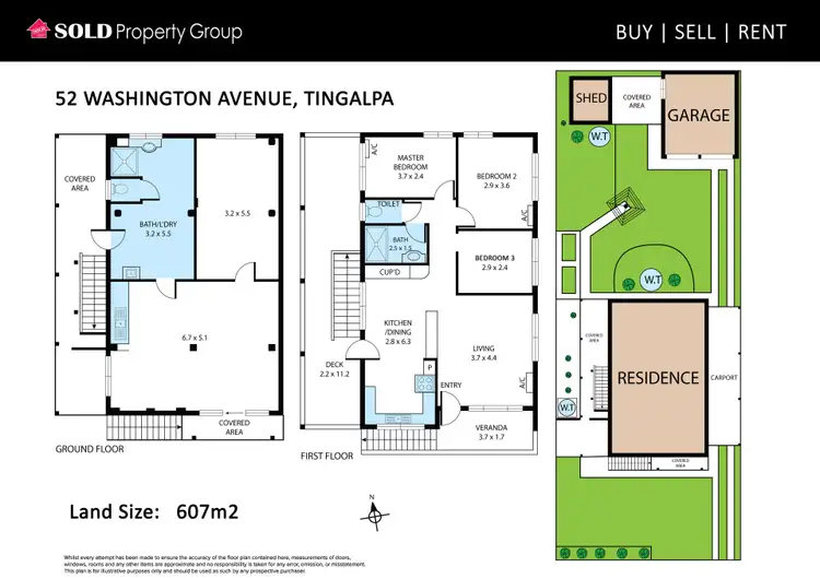 Floorplan of Homely house listing, 52 Washington Avenue, Tingalpa QLD 4173