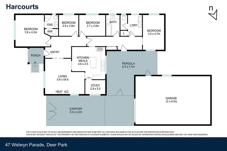 Floorplan of Homely house listing, 47 Welwyn Parade, Deer Park VIC 3023