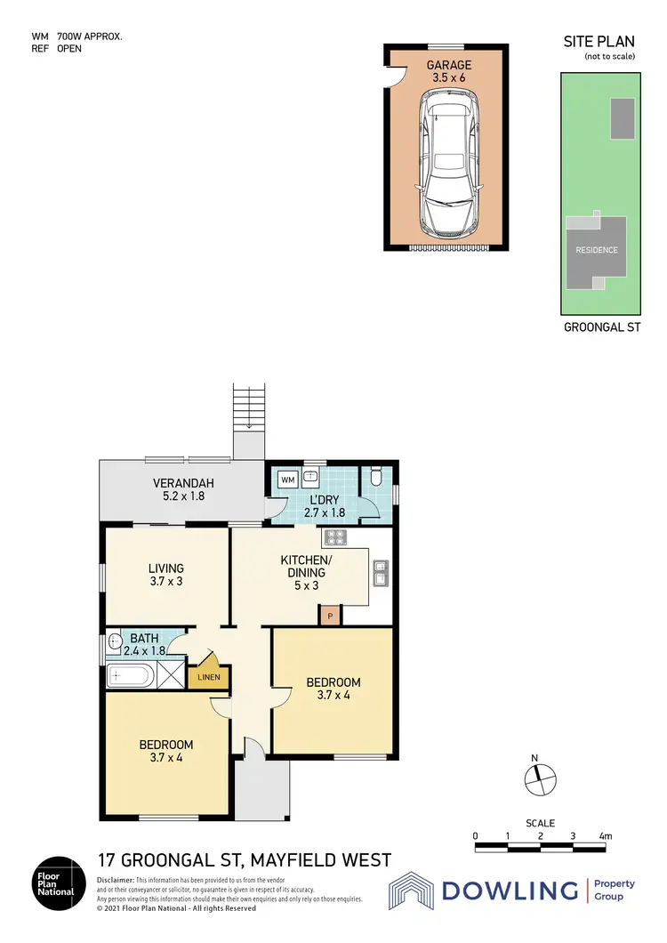Floorplan of Homely house listing, 17 Groongal Street, Mayfield West NSW 2304