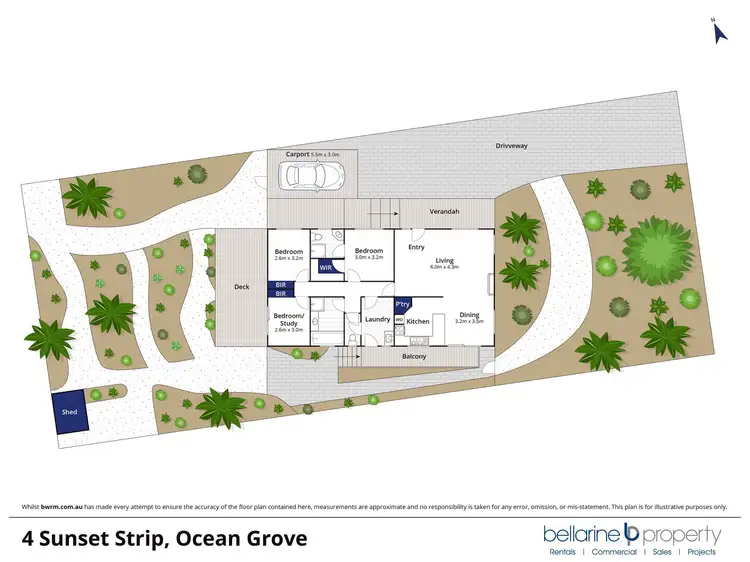 Floorplan of Homely house listing, 4 Sunset Strip, Ocean Grove VIC 3226