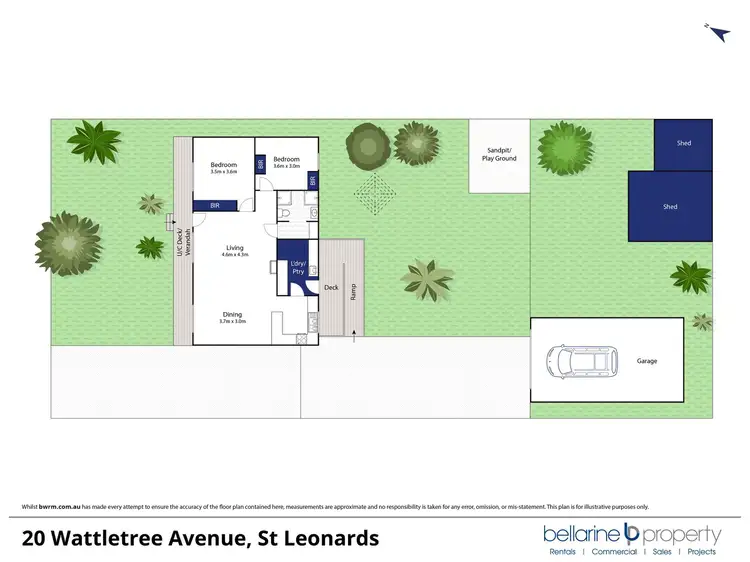Floorplan of Homely house listing, 20 Wattletree Avenue, St Leonards VIC 3223