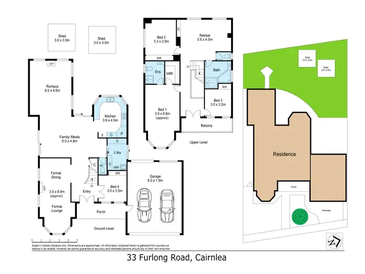 Floorplan of Homely house listing, 33 Furlong Road, Cairnlea VIC 3023
