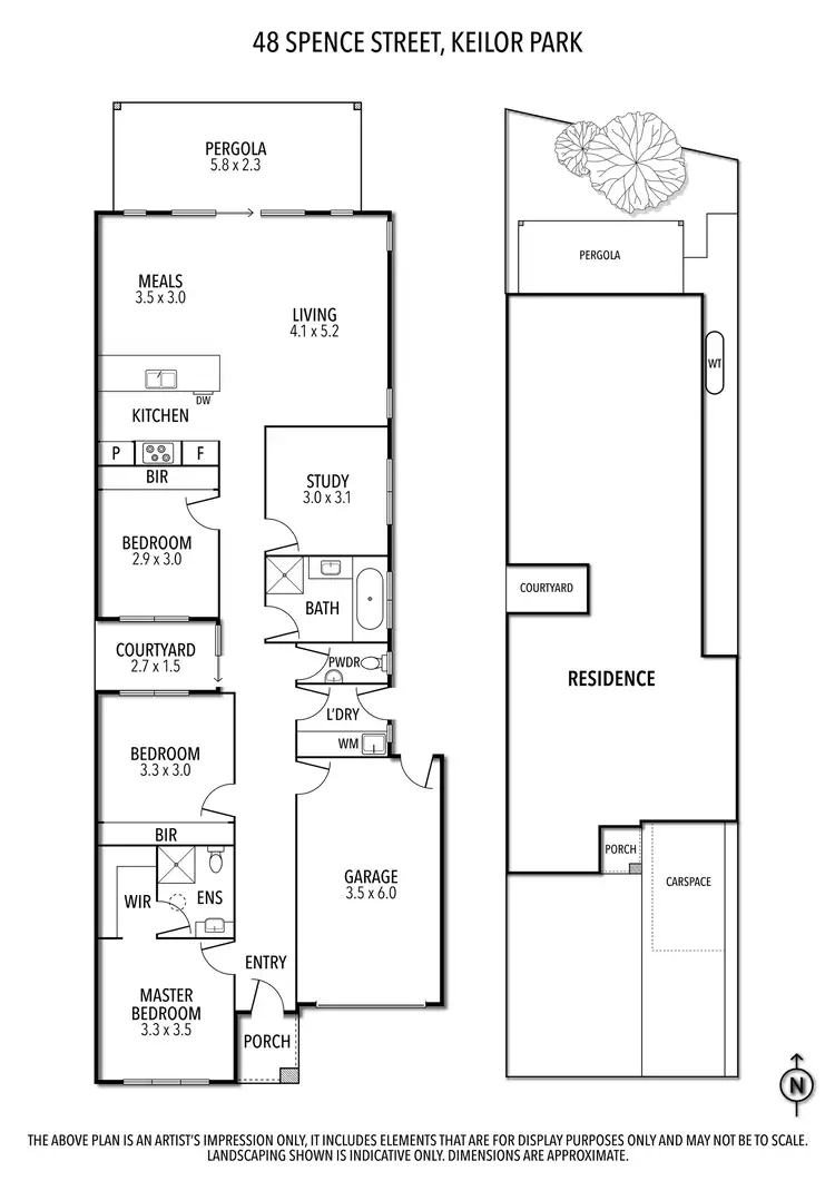 Floorplan of Homely house listing, 1/48 Spence Street, Keilor Park VIC 3042