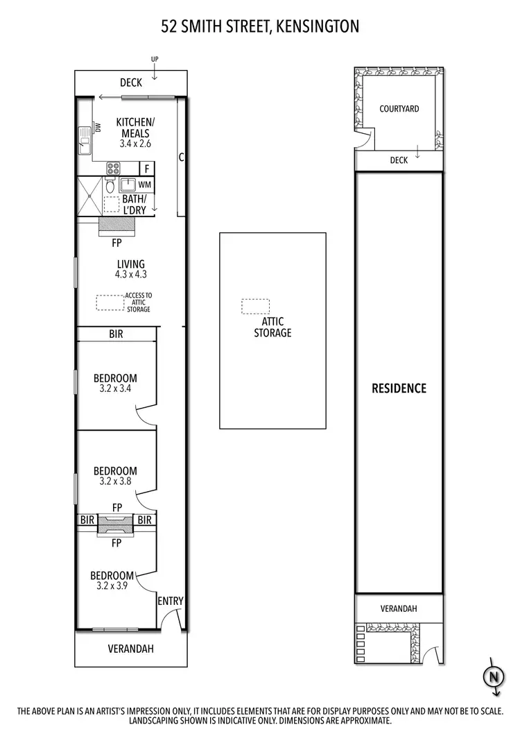 Floorplan of Homely house listing, 52 Smith Street, Kensington VIC 3031