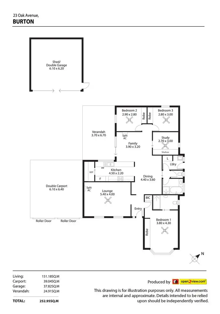 Floorplan of Homely house listing, 23 Oak Avenue, Burton SA 5110