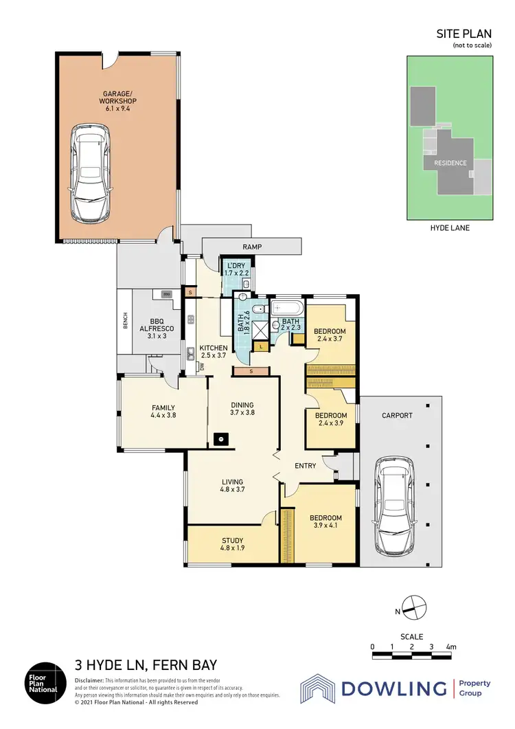 Floorplan of Homely house listing, 3 Hyde Lane, Fern Bay NSW 2295