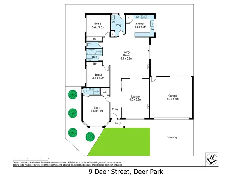 Floorplan of Homely house listing, 9 Deer Street, Deer Park VIC 3023