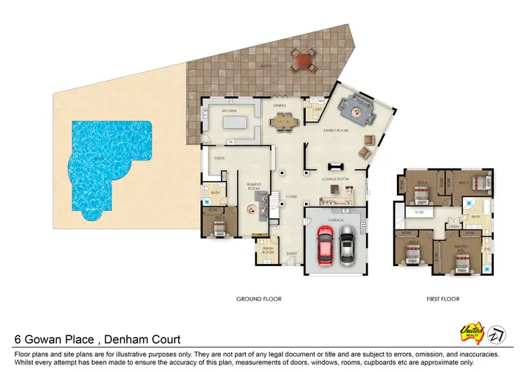 Floorplan of Homely house listing, 6 Gowan Place, Denham Court NSW 2565