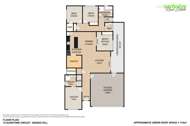 Floorplan of Homely house listing, 17 Sunstone Circuit, Mango Hill QLD 4509