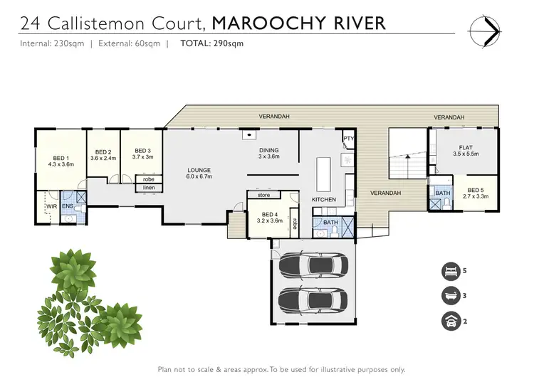 Floorplan of Homely house listing, 24 Callistemon Court, Maroochy River QLD 4561