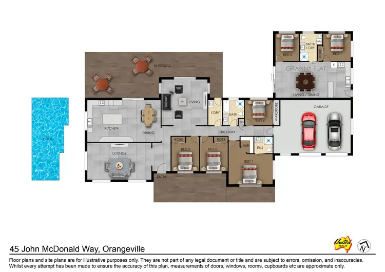 Floorplan of Homely house listing, 45 John McDonald Way, Orangeville NSW 2570