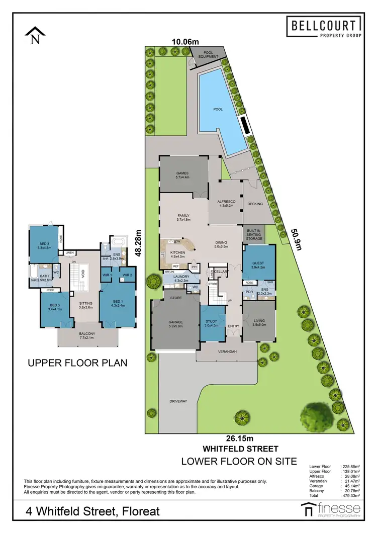 Floorplan of Homely house listing, 4 Whitfeld Street, Floreat WA 6014