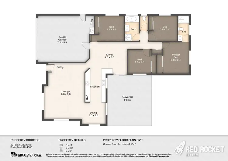 Floorplan of Homely house listing, 20 Forest View Crescent, Springfield QLD 4300
