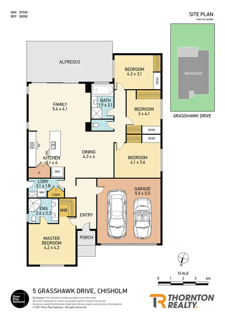 Floorplan of Homely house listing, 5 Grasshawk Drive, Chisholm NSW 2322