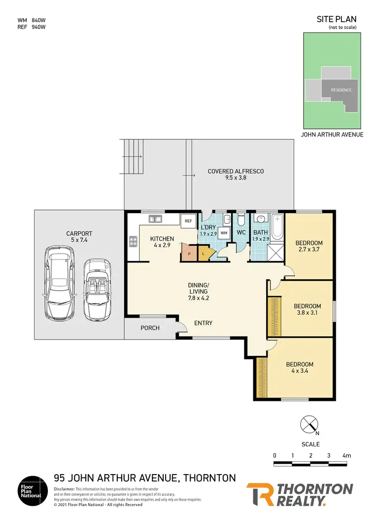 Floorplan of Homely house listing, 95 John Arthur Avenue, Thornton NSW 2322