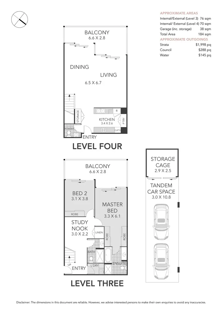 Floorplan of Homely apartment listing, 407/10-16 Vineyard Way, Breakfast Point NSW 2137