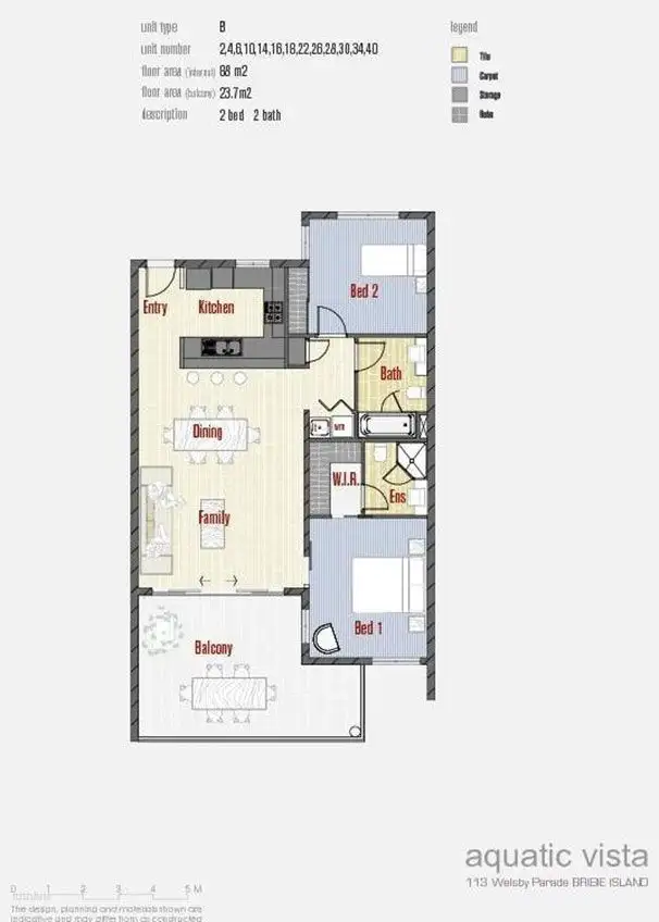 Floorplan of Homely apartment listing, 6/52 Bestman Avenue, Bongaree QLD 4507