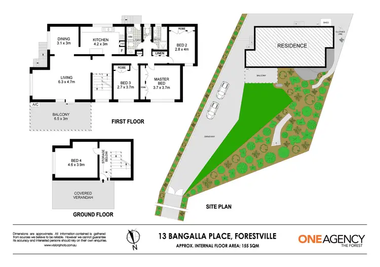 Floorplan of Homely house listing, 13 Bangalla Place, Forestville NSW 2087