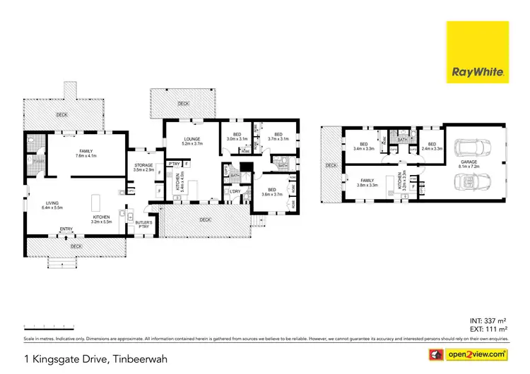 Floorplan of Homely house listing, 1 Kingsgate Drive, Tinbeerwah QLD 4563