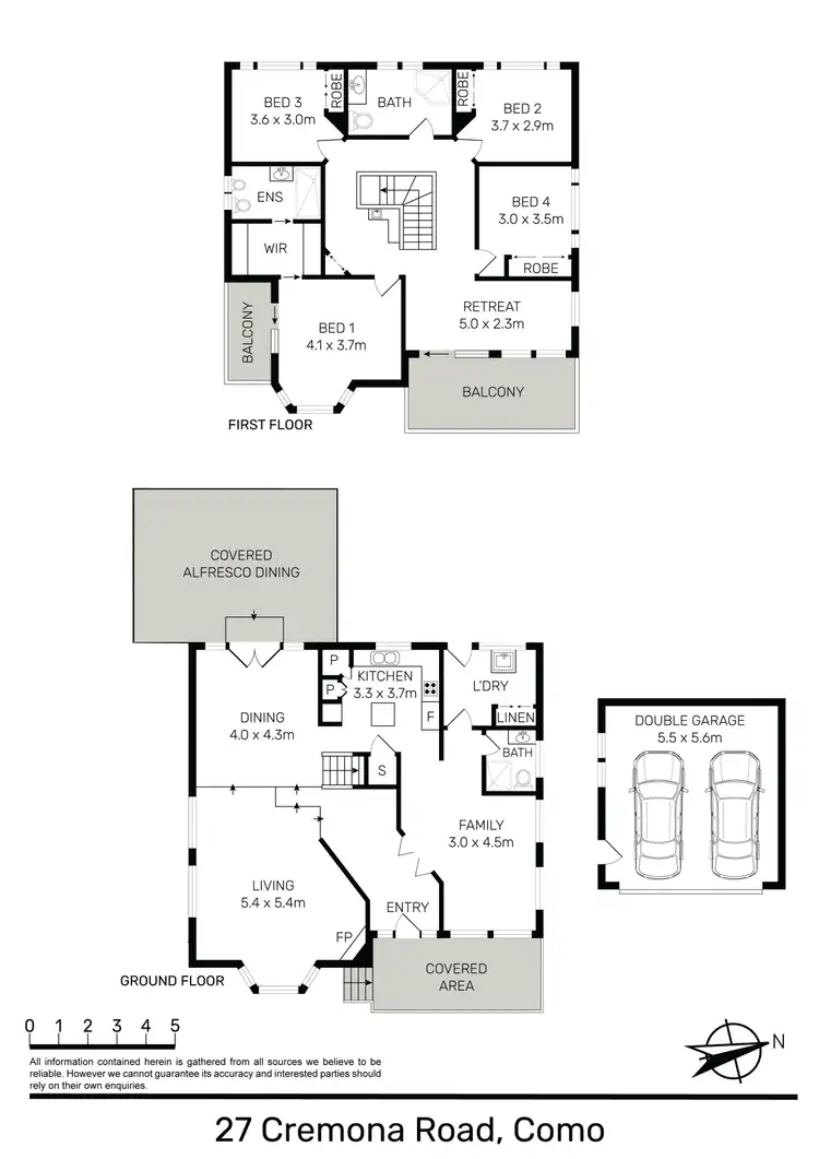 Floorplan of Homely house listing, 27 Cremona Road, Como NSW 2226
