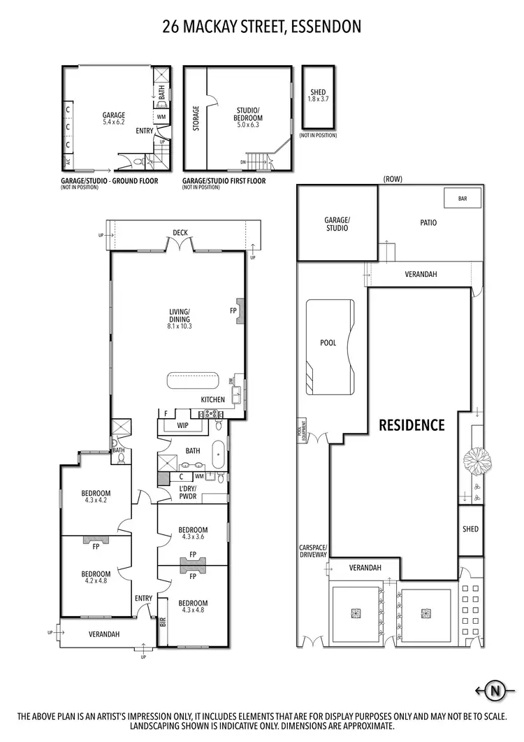 Floorplan of Homely house listing, 26 MacKay Street, Essendon VIC 3040