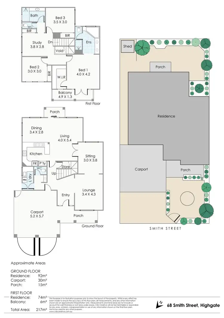 Floorplan of Homely house listing, 68 Smith Street, Highgate WA 6003