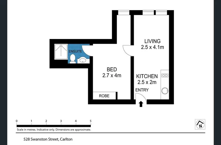 Floorplan of Homely apartment listing, 917/528 Swanston Street, Carlton VIC 3053