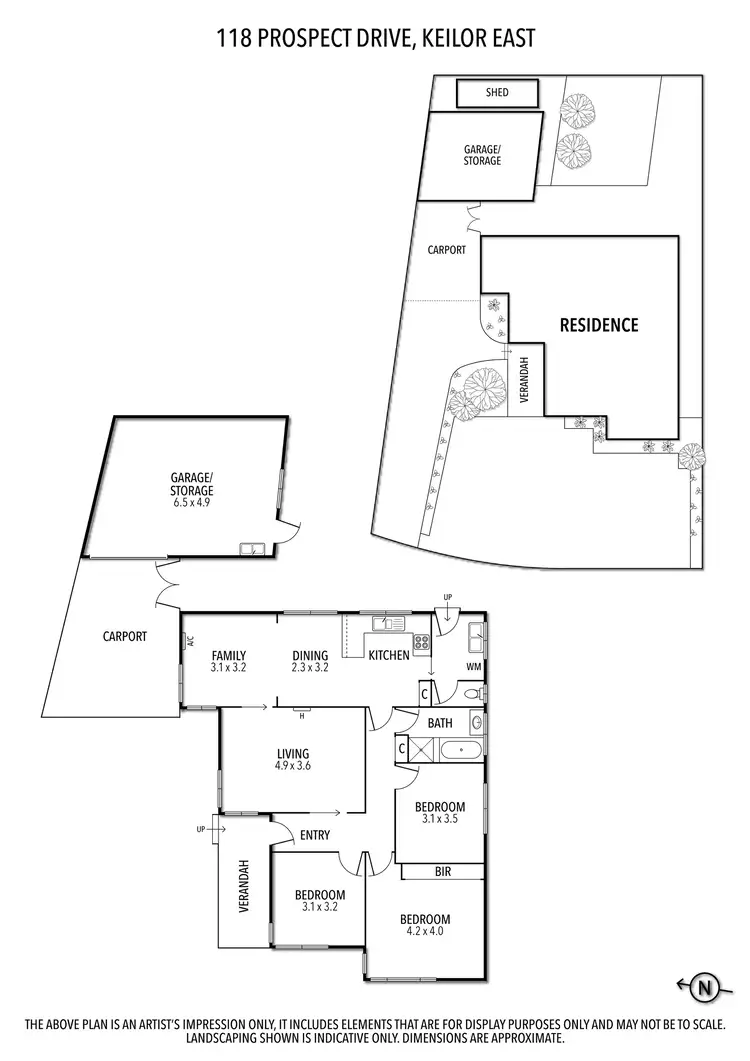 Floorplan of Homely house listing, 118 Prospect Drive, Keilor East VIC 3033