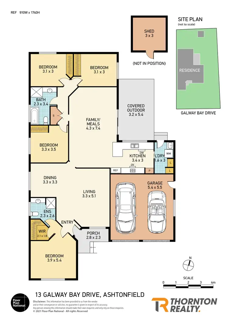 Floorplan of Homely house listing, 13 Galway Bay Drive, Ashtonfield NSW 2323