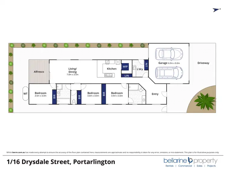 Floorplan of Homely house listing, 1/16 Drysdale Street, Portarlington VIC 3223