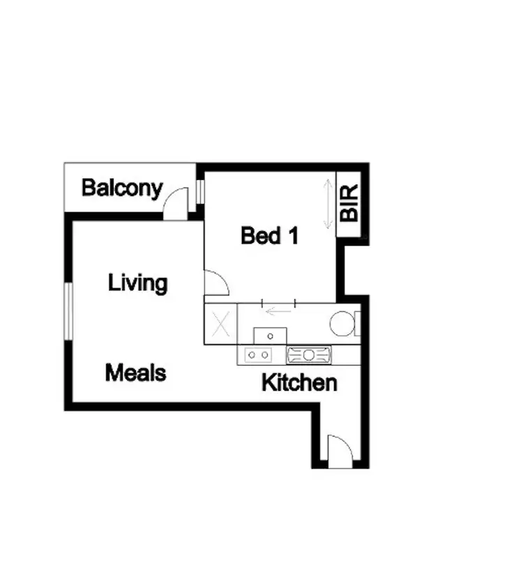 Floorplan of Homely apartment listing, 901/528 Swanston Street, Carlton VIC 3053