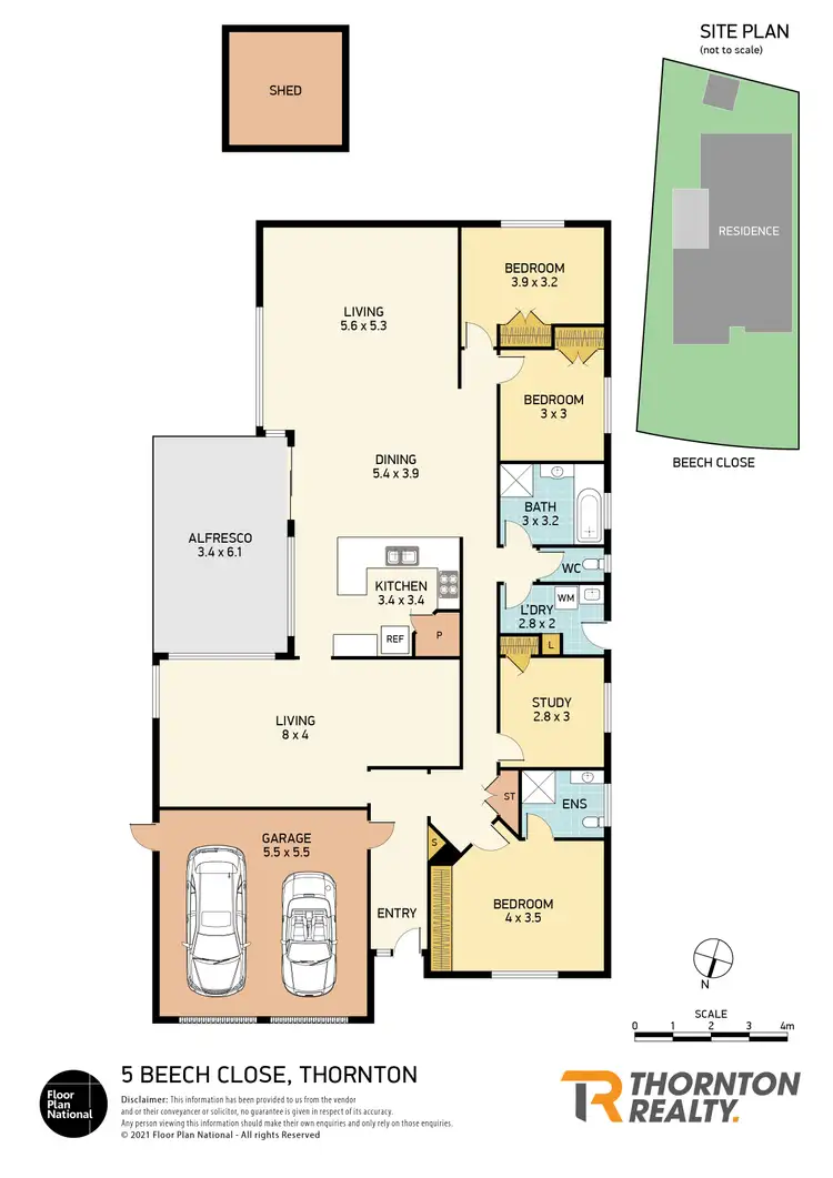 Floorplan of Homely house listing, 5 Beech Close, Thornton NSW 2322