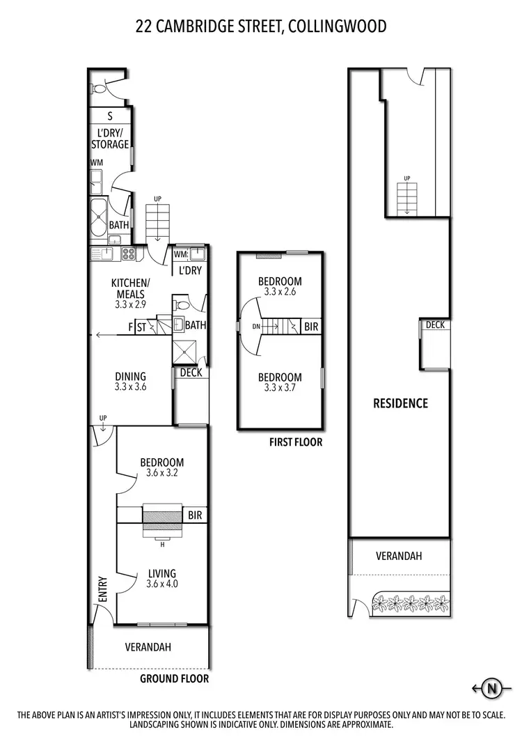 Floorplan of Homely house listing, 22 Cambridge Street, Collingwood VIC 3066