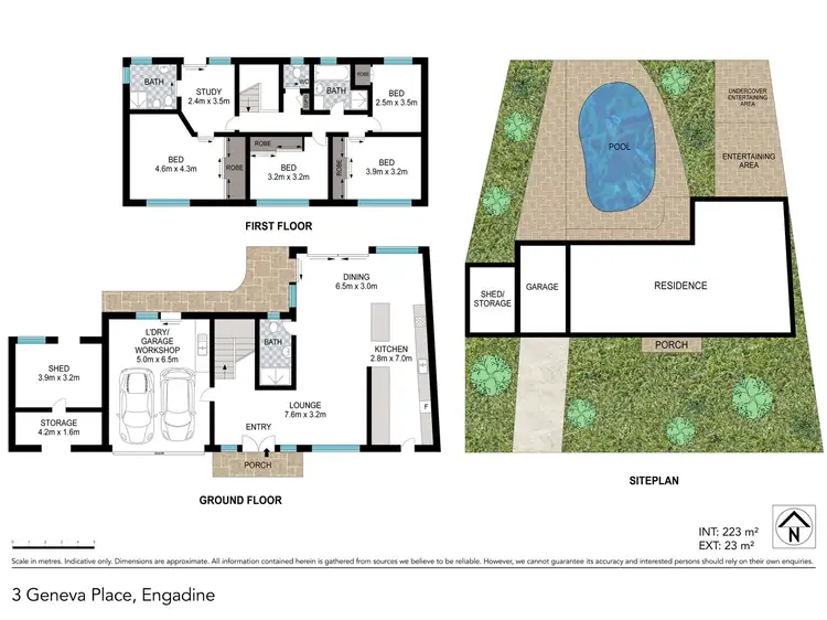 Floorplan of Homely house listing, 3 Geneva Place, Engadine NSW 2233