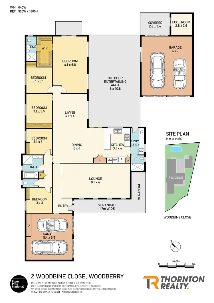 Floorplan of Homely house listing, 2 Woodbine Close, Woodberry NSW 2322