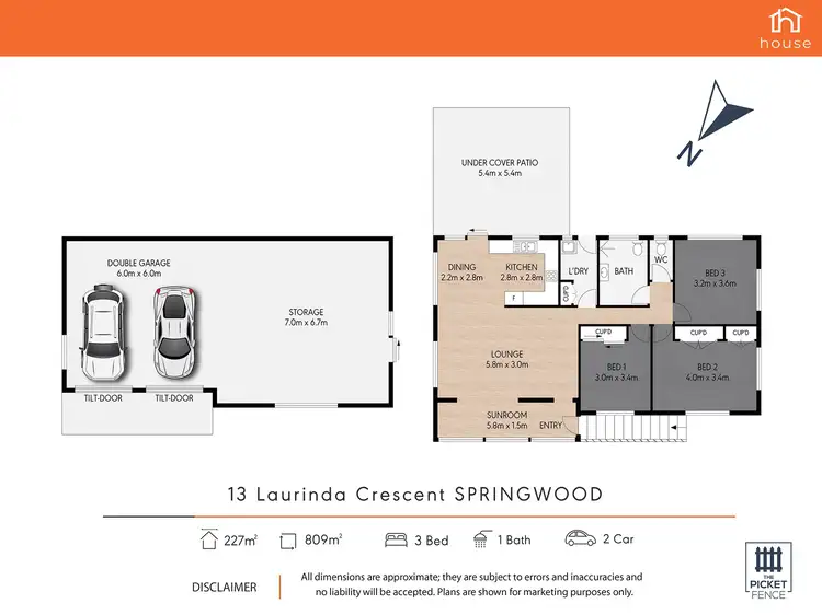 Floorplan of Homely house listing, 13 Laurinda Crescent, Springwood QLD 4127