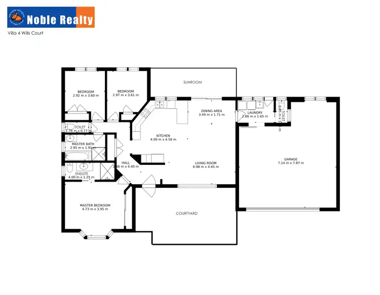 Floorplan of Homely villa listing, 4/8 Wills Court, Forster NSW 2428